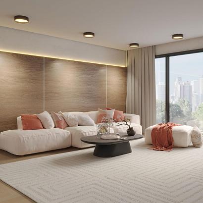 люстры 359601 novotech светильник накладной светодиодный с переключ. цв. температуры orbis, доставка по Казахстану 