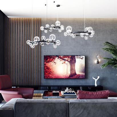 люстры подвесная люстра odeon light modern tovi 4818/14, доставка по Казахстану 