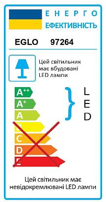люстры потолочный светодиодный светильник eglo fueva 1 97264, доставка по Казахстану 