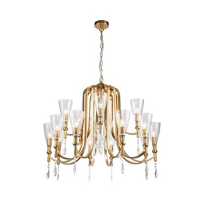 подвесная люстра favourite lyra 2968-15p, доставка по Казахстану 