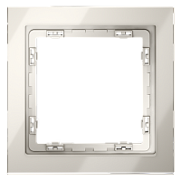 Рамка стеклянная VOLTUM S70 на 1 пост, (кашемир, стекло) VLS110103 
