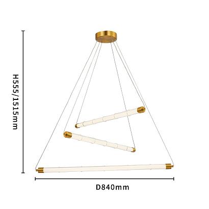 подвесной светильник banche 4558-3p, доставка по Казахстану 