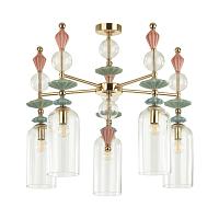 подвесная люстра odeon light classic bizet 4855/5c, доставка по Казахстану 