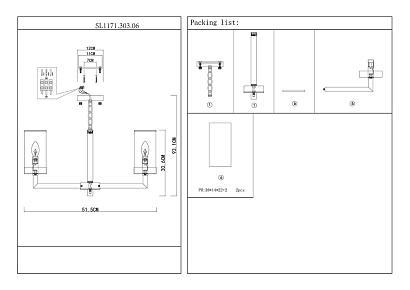 люстры подвесная люстра st luce masine sl1171.303.06, доставка по Казахстану 