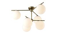 люстры люстра crystal lux люстра feliz sp-pl6 bronze/white crystal lux 0611/306, доставка по Казахстану 