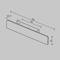 Дополнительная картинка Настенный светильник (бра) Technical C81WL-18W3K-B Stela