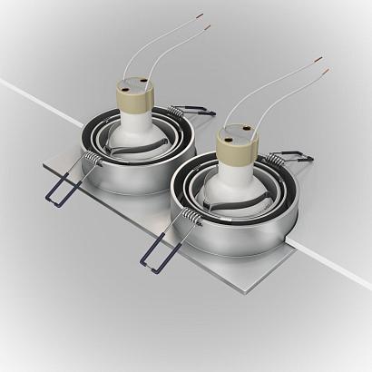 Встраиваемый светильник Maytoni Atom DL024-2-02S