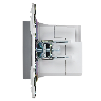 SKANDY Роз. USB A+C 3,1А SK-R14Gr сер. IEK 