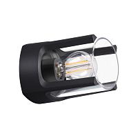 370958 STREET NT23 000 черный Светильник уличный настенный  IP54 E27 max 20W 220-240V VISIO светильники