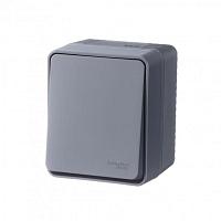 Выключатель 1-кл. ОП AtlasDesign Profi54 IP54 10AX антрацит SchE ATN544011 