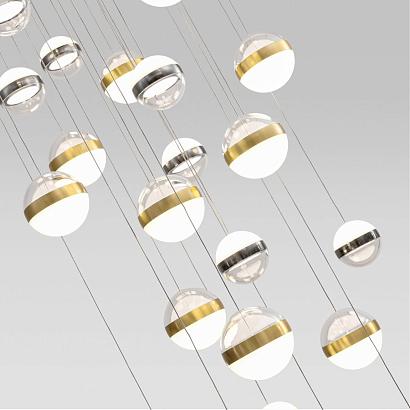 люстры 5037/232l l-vision odl24 389 подвесной светильник led 232w 4000k 11250лм roni, доставка по Казахстану 