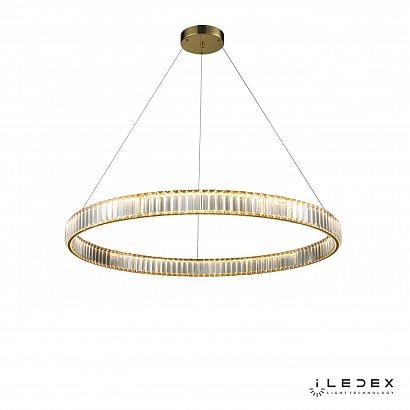 подвесной светильник iledex woodstock  10920p/1-38w-3000k-d1000 gold&clear iledex 10920p/1-38w-3000k-d1000 gl-cl, доставка по Казахстану 