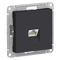 ATLASDESIGN РОЗЕТКА компьютерная RJ45, кат. 5Е, механизм, КАРБОН 