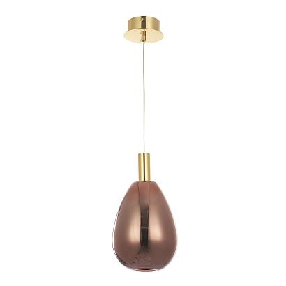светильник подвесной crystal lux gaudi sp4w led copper crystal lux 1882/204, доставка по Казахстану 