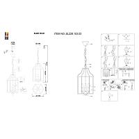 Дополнительная картинка Подвесная люстра ST Luce SL228.103.03