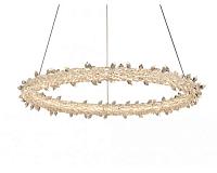 newport 8280 8281/600 gold new , подвесной светильник, gold clear crystal d60*h5/250 cm led strip 75w 3000k 7500lm, доставка по Казахстану 
