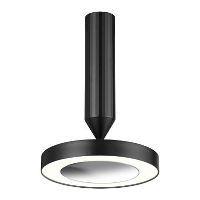 люстры 359279 over nt23 000 черный светильник накладной светодиодный ip20 led 18w 85-265v 1350лм 3000к mirror, доставка по Казахстану 