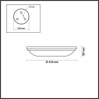 Дополнительная картинка Потолочный светильник Odeon Light Walli Pelow 4956/5