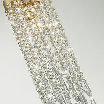 5028/1 modern odl23 431 золотой/прозрачный металл/хрусталь подвес e14 1*40w chokka, доставка по Казахстану 