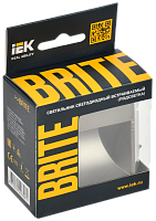 BRITE Подсветка LED встраиваемая ПЛ20-БрШ шамп. IEK 