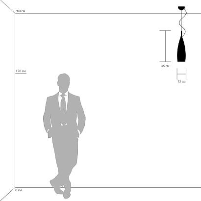 подвесной светильник lightstar volare 804010, доставка по Казахстану 