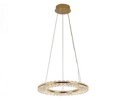 newport 8240 8241/400 gold new , подвесной светильник, gold сlear crystal d40*h3,3/250 см led strip 27w 3100k 2970lm, доставка по Казахстану 