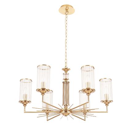 люстры люстра crystal lux gloria sp6 brass crystal lux 1910/306, доставка по Казахстану 