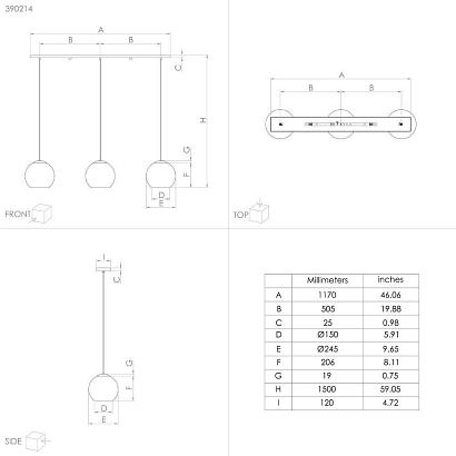 390214 люстра arangona, доставка по Казахстану 