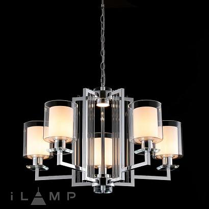 люстры подвесная люстра ilamp king rm6201-5 cr+cl, доставка по Казахстану 