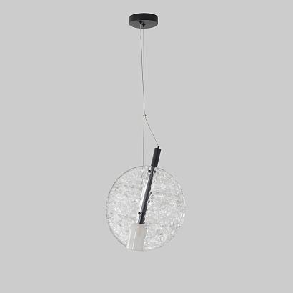 Подвесные Светильник подвесной Crystal Lux FROZEN SP1 BLACK Crystal Lux 3991/201, доставка по Казахстану 