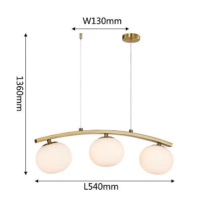 подвесной светильник arcata 4055-3p, доставка по Казахстану 