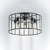 люстры 798287 (mx7961-8a) люстра  genni 8х40w e27 черный матовый/прозрачный (в комплекте), доставка по Казахстану 