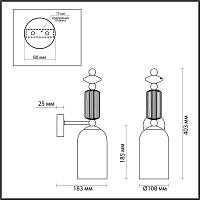 Бра Odeon Light Classic Candy 4861/1W