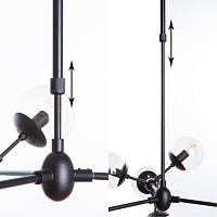 Дополнительная картинка Подвесная люстра Arte Lamp BOLLA A1664SP-12BK