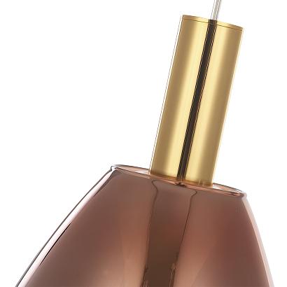 светильник подвесной crystal lux gaudi sp4w led copper crystal lux 1882/204, доставка по Казахстану 