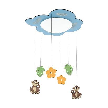 96947 светильник потолочный louie,dl/1 blau/weiss m.dekor,сталь,стекло, доставка по Казахстану 