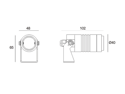 Светильник светодиодный AFMA-8303010-DN, серия , Темно-серый, 10Вт, IP68, тепл. бел/000/