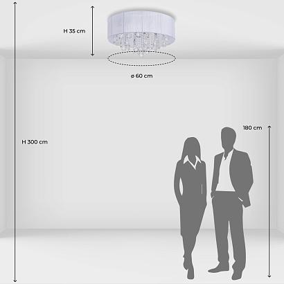 Потолочные Потолочная люстра MW-Light Жаклин 465015709, доставка по Казахстану 