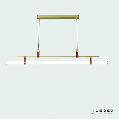 подвесной светильник iledex zoom 9498p-46w-3000k gold&brown&white iledex 9498p-46w-3000k gl-br-wh, доставка по Казахстану 