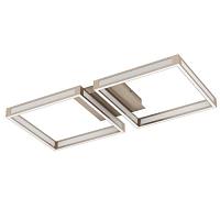люстры 99785 потолочный светильник altaflor, led 24w, 2400lm, l640, b295, h70, сталь, матовый никель/пласти, доставка по Казахстану 