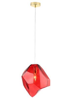 светильник подвесной crystal lux nuestro sp1 gold/red crystal lux 3424/201, доставка по Казахстану 