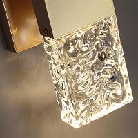 4364/5WL HIGHTECH ODL23 203 матовое золото/металл/стекло Настенный св-к IP20 LED 10W 612Лм 3000K RICCI