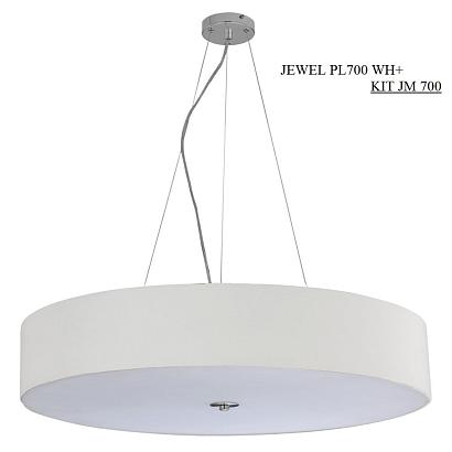 люстры светильник потолочный crystal lux jewel pl700 wh crystal lux 2110/108, доставка по Казахстану 