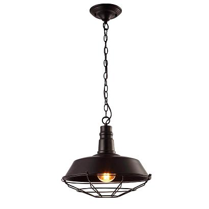 Подвесные Подвесной светильник Arte Lamp Ferrico A9183SP-1BK, доставка по Казахстану 