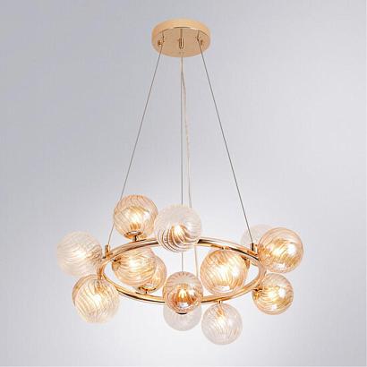 люстры подвесная люстра arte lamp etereo a5261lm-15go, доставка по Казахстану 