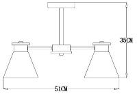 Дополнительная картинка Потолочная люстра Arte Lamp Tyler A1031PL-3WH