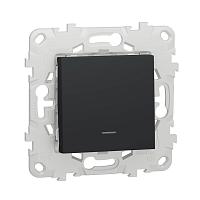 Переключатель одноклавишный с подсветкой Schneider Electric Unica New NU520354N 