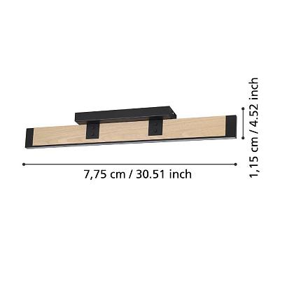 люстры 390224 светильник диммируемый eglo caminarro, доставка по Казахстану 