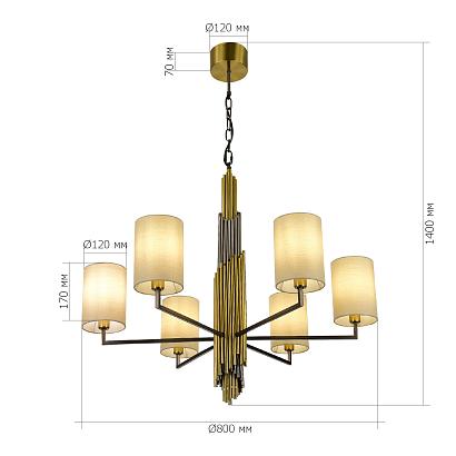 люстры sl1638.303.06 светильник подвесной st-luce, доставка по Казахстану 