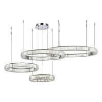 sl1622.103.04 светильник подвесной st-luce хром/прозрачный led 1*190w 4000k tivoli, доставка по Казахстану 